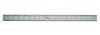 182-142 - 18 Inch, 16R Graduation, Steel Rule, 13/16 Inch Wide, Rigid, Satin Chrome Finish Tempered Stainless Steel, (1/32, 1/60, 1/50, 1/100)