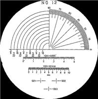 183-113 - Reticle #12 for Pocket Comparator