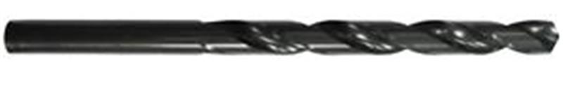 217-25.000 - 63/64 Inch Diameter, Taper Length Drill, 2 flutes, HSS, Steam Oxide Coated, Straight Shank, 118° Point, Right Hand Cut