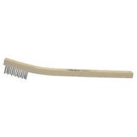 218-CAL - 2 x 9 Row Aluminum Small Wood Handle Scratch Brush