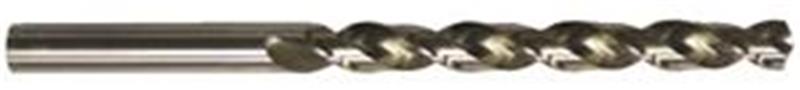 219-0.800 - 0.8mm Diameter Taper Length Drill, 2 flutes, HSS, Straight Shank, 130° Point, Right Hand Cut, 10/pack