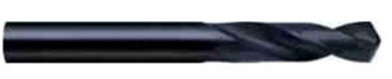 223-7.400 - 7.4mm Diameter Screw Machine Drill, 2 flutes, HSS, Steam Oxide Coated, Straight Shank, 118° Point, Right Hand Cut