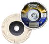 245611 - 4-1/2 X 7/8 Inch Soft D5/H25 Type 27 FG Felt Polishing Flap Disc
