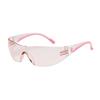 250-10-0904 - Eva? Rimless Safety Glasses with Clear / Pink Temple, Pink Lens and Anti-Scratch Coating