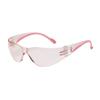 250-11-0904 - Eva? Petite Rimless Safety Glasses with Clear / Pink Temple, Pink Lens and Anti-Scratch Coating