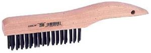 25100 - 4 x 16 Rows .012 Steel Fill Wood Shoe Handle Vortec Pro Scratch Brush