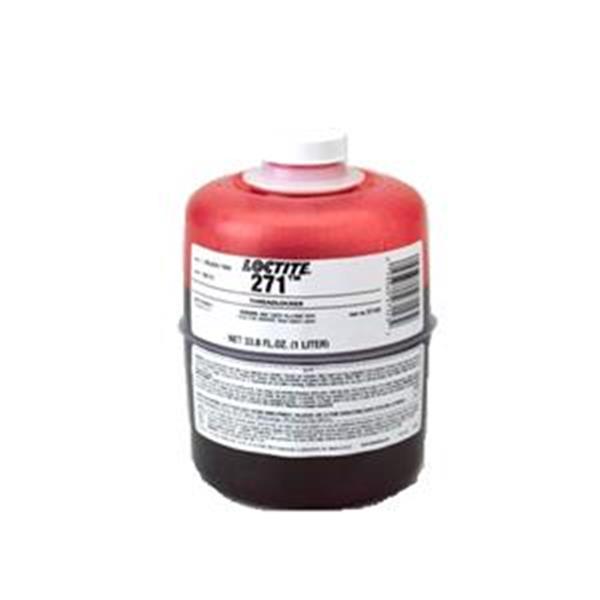 27143 - 1 Liter Bottle, Red, High Strength Loctite 271 Threadlocker