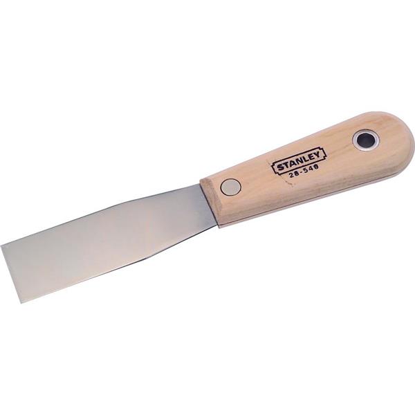 28-541 - Wood Handle Stiff Putty Knife - 1-1/4 Inch - STANLEY®