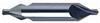 281-8.000 - 8mm Diameter Center Drill, 2 flutes, HSS, Straight Shank, 118° Point, Right Hand Cut
