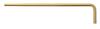 28108-BONDHUS - 9/64 Inch GoldGuard Plated Hex L-wrench, Long Arm - Bulk Quantity