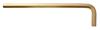 28113 - 5/16 Inch GoldGuard Plated Hex L-wrench, Long Arm - Bulk Quantity