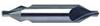 282-3.150 - 3.15mm Diameter Center Drill, 2 flutes, HSS, Straight Shank, 118° Point, Left Hand Cut
