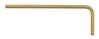 38254 - 2.5mm GoldGuard Plated Hex L-wrench, Short Arm - Tagged & Barcoded