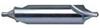 285-1.000 - 1mm Diameter Center Drill, 2 flutes, HSS, Straight Shank, 118° Point, Right Hand Cut