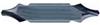 288-6.300 - 6.3mm Diameter Center Drill, 2 flutes, HSS, Straight Shank, 118° Point, Right Hand Cut