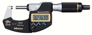 293-180 - 0 to 1 Inch Range, 0.0001 Inch Resolution, Standard Throat, IP65 Electronic Outside Micrometer