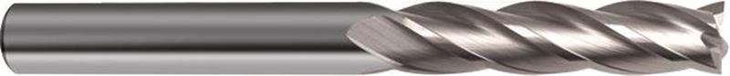 3012-3.000 - 3mm Diameter Endmill, 3mm shank, 4 flutes, 20mm Length of Cut, Carbide, HA Shank, 75mm Overal Length, 30° Helix Angle, 0.05 chamfer (mm)