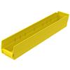 30124-YELLOW - 23-5/8 x 4-1/8 x 4 Inch Yellow Shelf Bins (12/Carton)