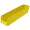 30128-YELLOW - 17-7/8 x 4-1/8 x 4 Inch Yellow Shelf Bins (12/Carton)