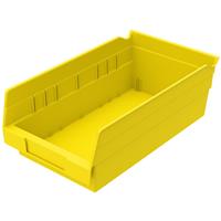 30130-YELLOW - 11-5/8 x 6-5/8 x 4 Inch Yellow Shelf Bins (12/Carton)