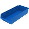 30158-BLUE - 17-7/8 x 8-3/8 x 4 Inch Blue Shelf Bins (12/Carton)