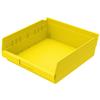 30170-YELLOW - 11-5/8 x 11-1/8 x 4 Inch Yellow Shelf Bins (12/Carton)