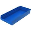 30174-BLUE - 23-5/8 x 11-1/8 x 4 Inch Blue Shelf Bins (6/Carton)