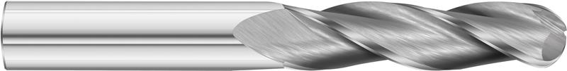 33069-FULLERTON - 1/8 (.1250) Dura-Carb Series 3300 3-Flute GP SE End Mill- Ball/Extra-Long