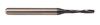 305M0165AM - 1.65mm Diameter, 135° Point, 12° Helix, Twister® Micro-Tuff® Drill - ALtima Micro Coated