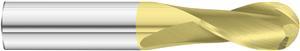 30564-FULLERTON - 1 Inch (1.0000) TIN Coated Dura-Carb Series 3215 2-Flute GP SE End Mill- Ball