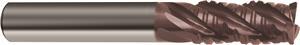 3060-12.700 - 1/2 Inch Diameter Endmill, 1/2 Shank, 4 flutes, 1-1/4 Length of Cut, Carbide, nano-Si Coated, HA/HB Shank, 3-1/2 Overall Length, 36/38° Helix Angle, 0.02 chamfer