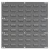 30618-GREY - 18 x 19 Inch Gray AkroBin® Louvered Panel (1/Carton)