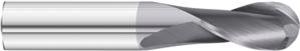 30765-FULLERTON - 3/16 (.1875) TIALN Coated Dura-Carb Series 3215 2-Flute GP SE End Mill- Ball