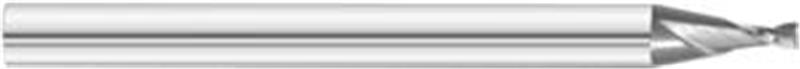 32354 - .30mm (.0120) 2-Flutes, .46mm LOC, Series 3215SM Sub-Miniature Dura-Carb II End Mill - Square