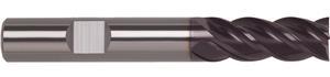 3096-7.94 - 5/16 Inch Diameter Endmill, 5/16 Shank, 4 flutes, 13/16 Length of Cut, Carbide, FIREX Coated, HA/HB Shank, 2-1/2 Overall Length, 40° Helix Angle, 0.0059 chamfer