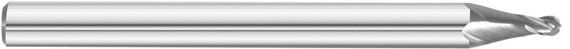 30963 - .79mm (.0310) 4-Flutes Series 3200SM Sub-Miniature Dura-Carb II End Mill - Ball
