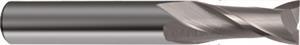3146-1.984 - 5/64 Inch Diameter Endmill, 1/8 Shank, 2 flutes, 1/4 Length of Cut, Carbide, HA Shank, 1-1/2 Overall Length, 30° Helix Angle, 0.001 chamfer
