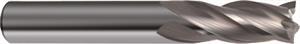 3150-25.400 - 1 Inch Diameter Endmill, 5/16 Shank, 4 flutes, 1-1/2 Length of Cut, Carbide, HA Shank, 4 Overall Length, 30° Helix Angle, 0.0118 chamfer