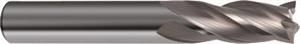 3152-11.110 - 7/16 Inch Diameter Endmill, 7/16 Shank, 4 flutes, 2 Length of Cut, Carbide, HA Shank, 4-1/2 Overall Length, 30° Helix Angle, 0.0059 chamfer