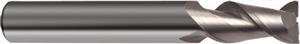 3174-14.290 - 9/16 Inch Diameter Endmill, 9/16 Shank, 2 flutes, 1-1/8 Length of Cut, Carbide, HA Shank, 3-1/2 Overall Length, 45° Helix Angle, 0.0039 chamfer