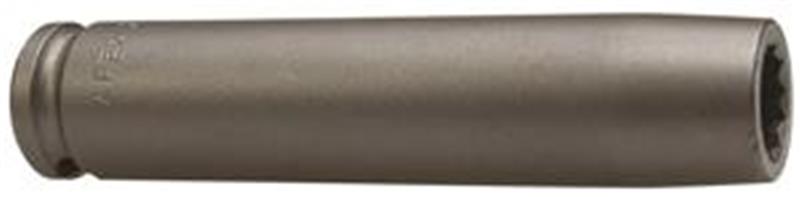 3318-D - 9/16 Inch 12 Point Extra Long Socket, 3/8 Inch Square Drive