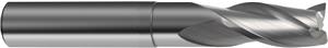 3307-9.000 - 9mm Diameter Endmill, 9mm shank, 3 flutes, 16mm Length of Cut, Carbide, HA Shank, 67mm Overal Length, 30° Helix Angle, 0.1 chamfer (mm)