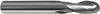 3308-0.500 - 0.5mm Diameter Endmill, 3mm shank, 2 flutes, 1mm Length of Cut, Carbide, HA Shank, 38mm Overal Length, 30° Helix Angle