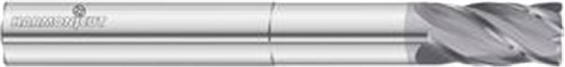 92437-FULLERTON - 1.00mm (.3937) 4-Flutes, Variable Helix, FC18 Coated Dura-Carb 3400 Harmon-i-Cut End Mill- .0197CR/ Long Reach