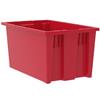 35185-RED - 18 x 11 x 9 Inch Red Nest & Stack Totes (6/Carton)