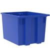 35195-BLUE - 19-1/2 x 15-1/2 x 13 Inch Blue Nest & Stack Totes (6/Carton)