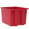 35195-RED - 19-1/2 x 15-1/2 x 13 Inch Red Nest & Stack Totes (6/Carton)