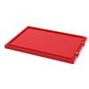35201-RED - Nest & Stack Tote Red Lids 35200-RED, (6/Carton)