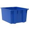 35230-BLUE - 23-1/2 x 19-1/2 x 13 Inch Blue Nest & Stack Totes (3/Carton)