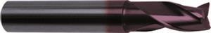 3558-2.50 - 2.5mm Diameter Endmill, 6mm shank, 3 flutes, 3mm Length of Cut, Carbide, FIREX Coated, HA Shank, 50mm Overal Length, 30° Helix Angle, 0.05 chamfer (mm)